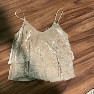 Madison & Berkeley Champagne Tank Top